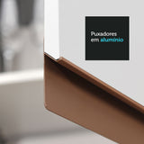 Mueble Estación de Café Reims 70 cm 2 Puertas Blanco