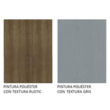 Gabinete Superior Multiuso Garaje 120cm Marrón/Gris Agata