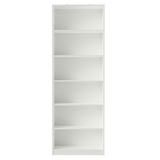 Estante Librero con 6 Nichos Blanco 6908