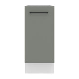 Gabinete Bajo 35 x 60 cm 1 Puerta (Sin Encimera) Agata Blanco/Gris