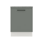 Gabinete Bajo 60 cm 1 Puerta Blanco/Gris Agata Madesa