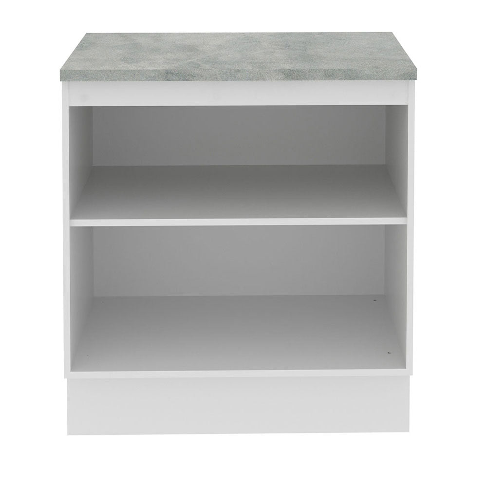 Gabinete Bajo 70 cm 2 Puertas Blanco Stella Madesa