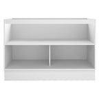 Gabinete Bajo para Fregadero 120 cm 2 Puertas Sin Encimera Blanco/Negro Glamy Madesa