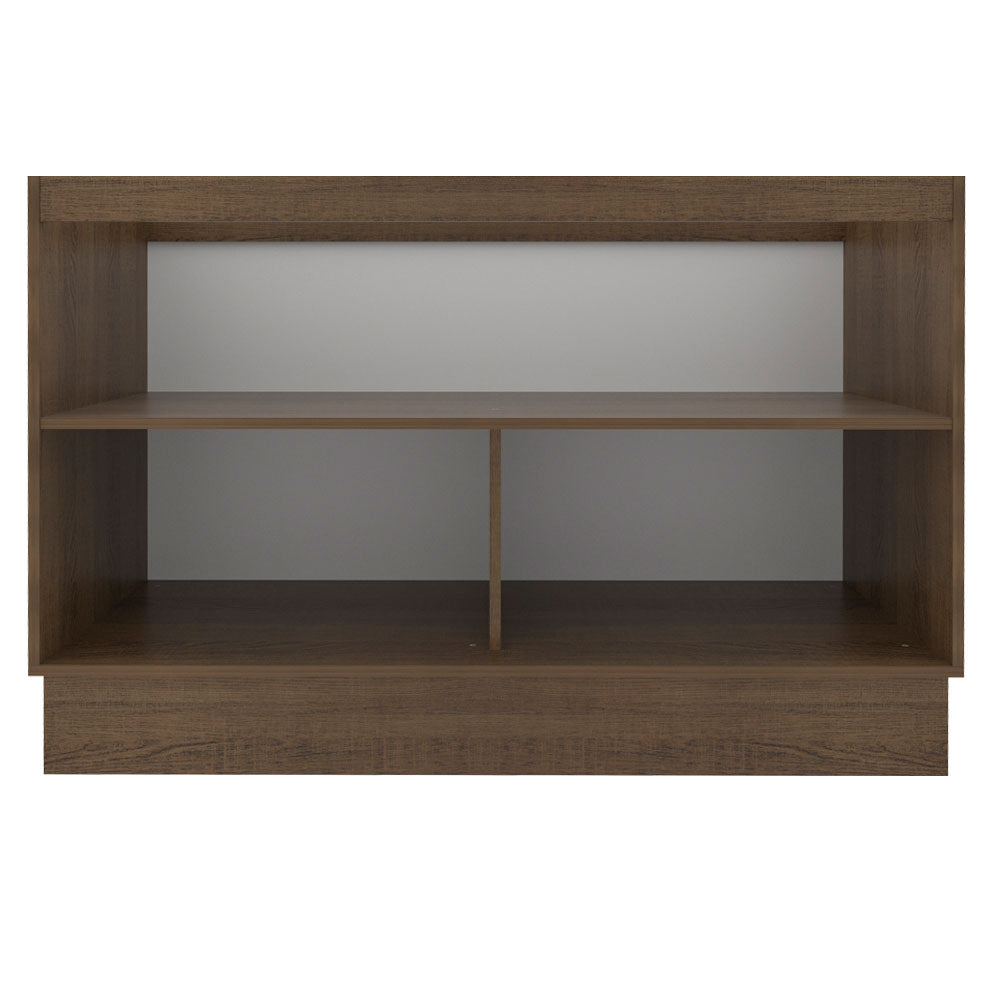 Gabinete Bajo para Fregadero 120 cm 2 Puertas Sin Encimera Marrón/Negro Madesa