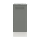 Gabinete Bajo 35 cm 1 Puerta Blanco/Gris Agata Madesa