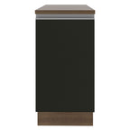 Gabinete Bajo 40 cm 1 Puerta Marrón/Negro Glamy Madesa