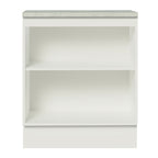 Gabinete Bajo 70 cm 2 Puertas Blanco/Negro Glamy Madesa