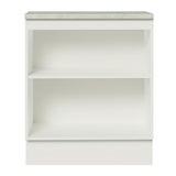 Gabinete Bajo 70 cm 2 Puertas Agata Blanco/Gris