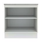 Gabinete Bajo 80 cm 2 Puertas Blanco/Gris Agata Madesa