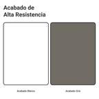 Gabinete Superior 60 cm 1 Puerta Blanco/Gris Vik Madesa