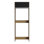Mueble para Refrigerador 1 Puerta Marrón/Negro Glamy Madesa