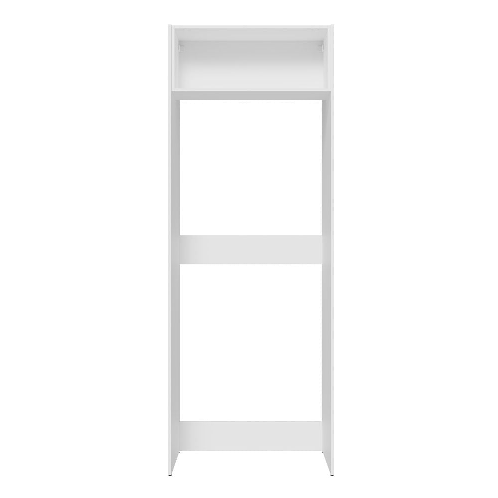 Mueble de Cocina para Refrigerador 1 Puerta Abatible Lux Blanco/Gris