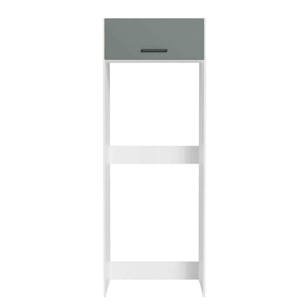 Mueble para Refrigerador 1 Puerta Blanco/Gris Agata Madesa
