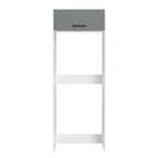 Mueble para Refrigerador 1 Puerta Blanco/Gris Agata Madesa