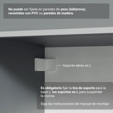 Cocina Esquinera 405 cm Sin Patas Nice Gris 01