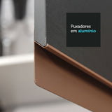 Cocina Integral Esquinera 382cm Reims Negro 02