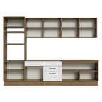 Cocina Integral 310 cm Con Mueble para Horno Marrón/Blanco Agata Madesa