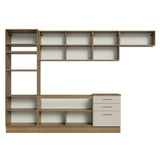 Cocina Integral 330cm Marrón/Crema Agata 01