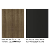 Cocina Integral 261cm Marrón/Negro Emilly 04