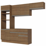Cocina Integral 270cm Marrón Glamy 14