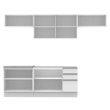 Cocina Integral 280cm Blanco Glamy 02
