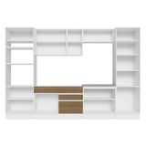 Cocina Integral 330cm Blanco/Marrón Glamy 03