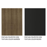Cocina Compacta 235cm Marrón/Negro Gourmet 02