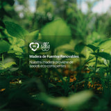 Juego de Comedor Mesa Encimera de Madera 6 Sillas Marrón/Crema/Beige Sharon