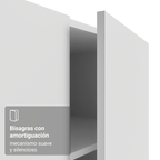 Clóset Modular Esquinero 415 cm 8 Puertas 2 Cajones Blanco Neo Madesa