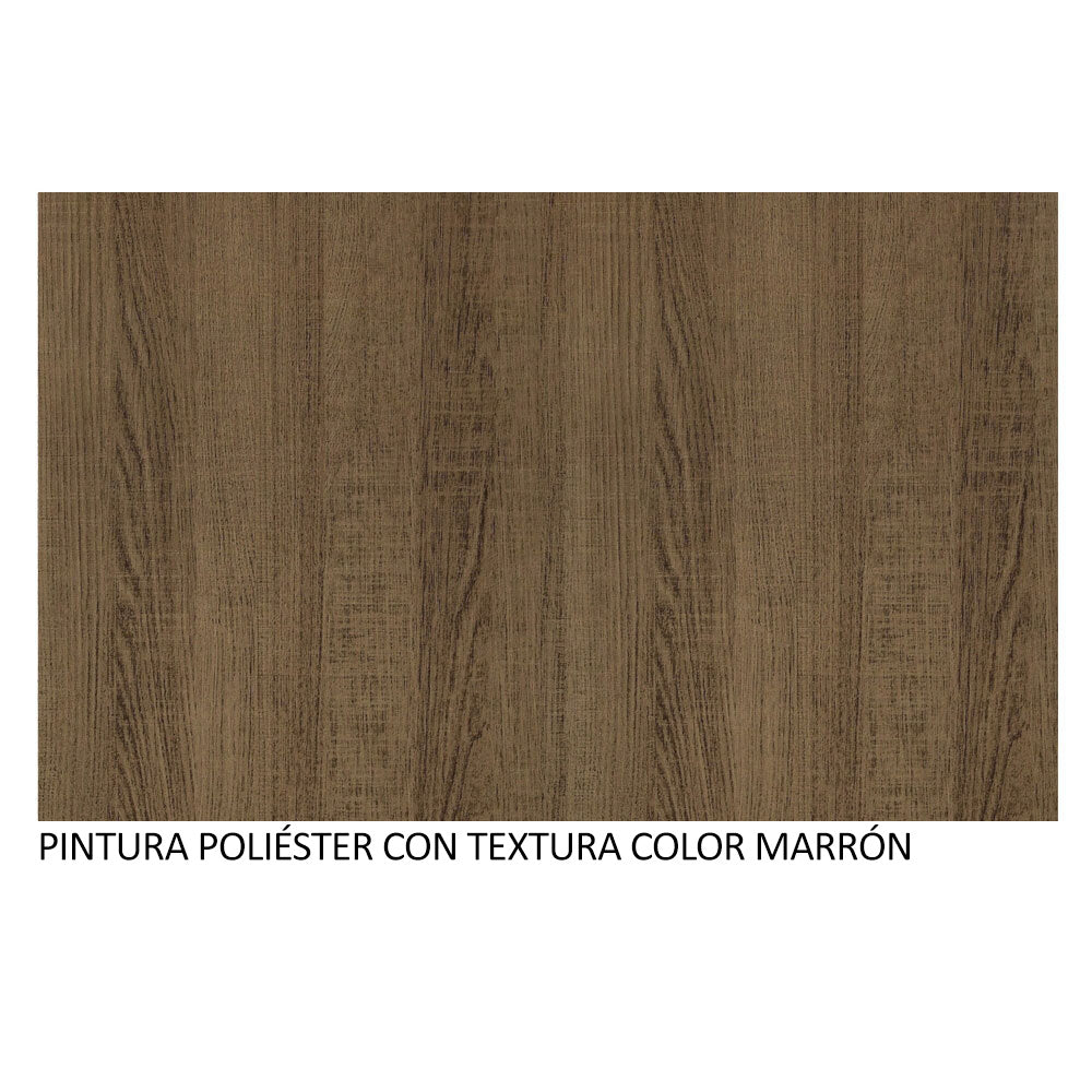 Clóset Matrimonial Reno 3 Puertas Corredizas 1 con Espejo - Marron