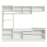 Cocina Integral 270cm Blanco Glamy 10