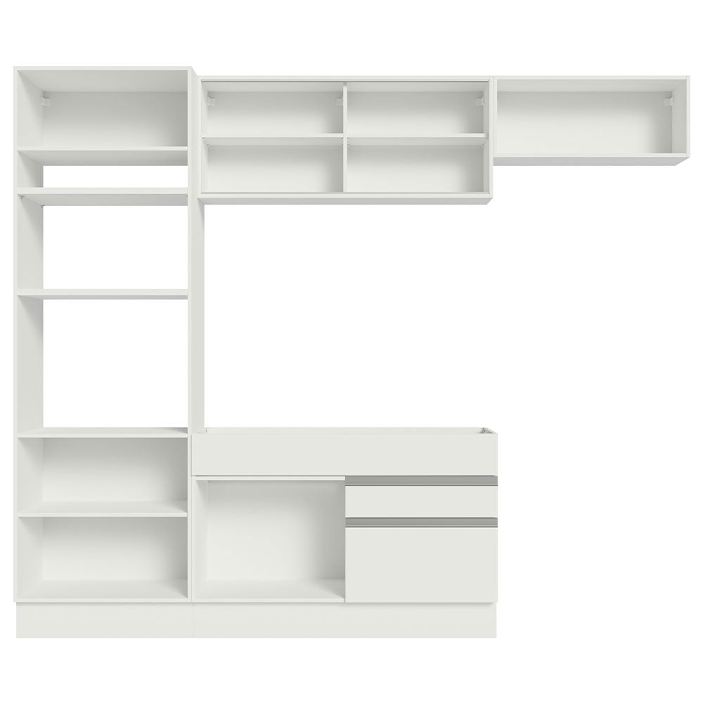 Cocina Integral 270cm Blanco Glamy 11