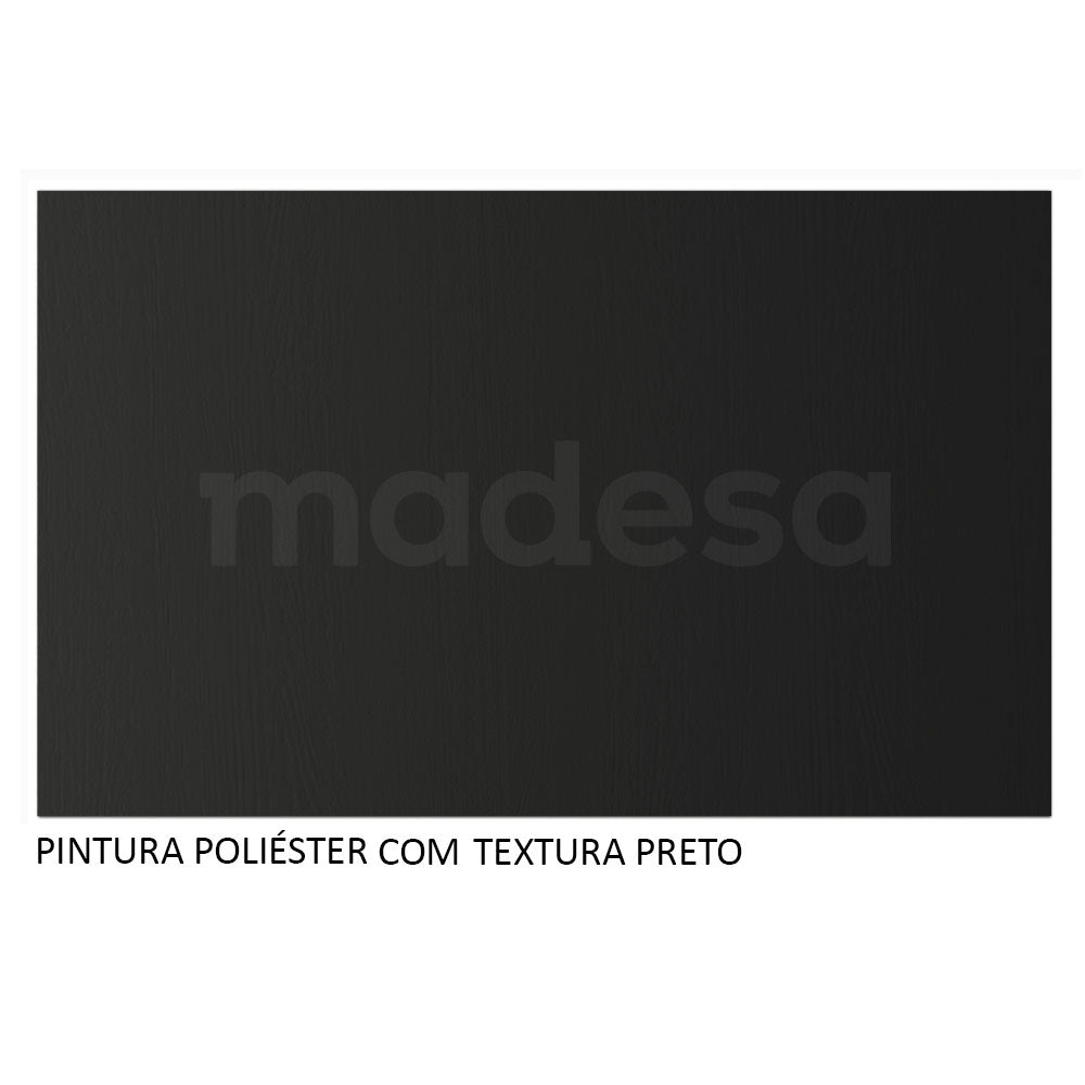 Mueble Estación de Café Reims 120 cm 2 Puertas Negro
