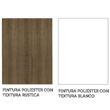 Mueble de Cocina Madesa Glamy 60 cm 3 Cajones Marron/Blanco