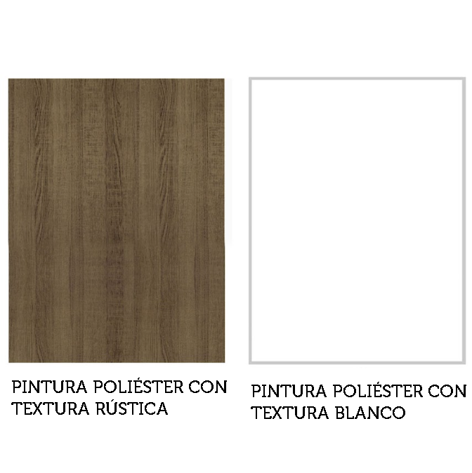 Alacena Madesa Agata 70 cm 2 Puertas Marron/Blanco