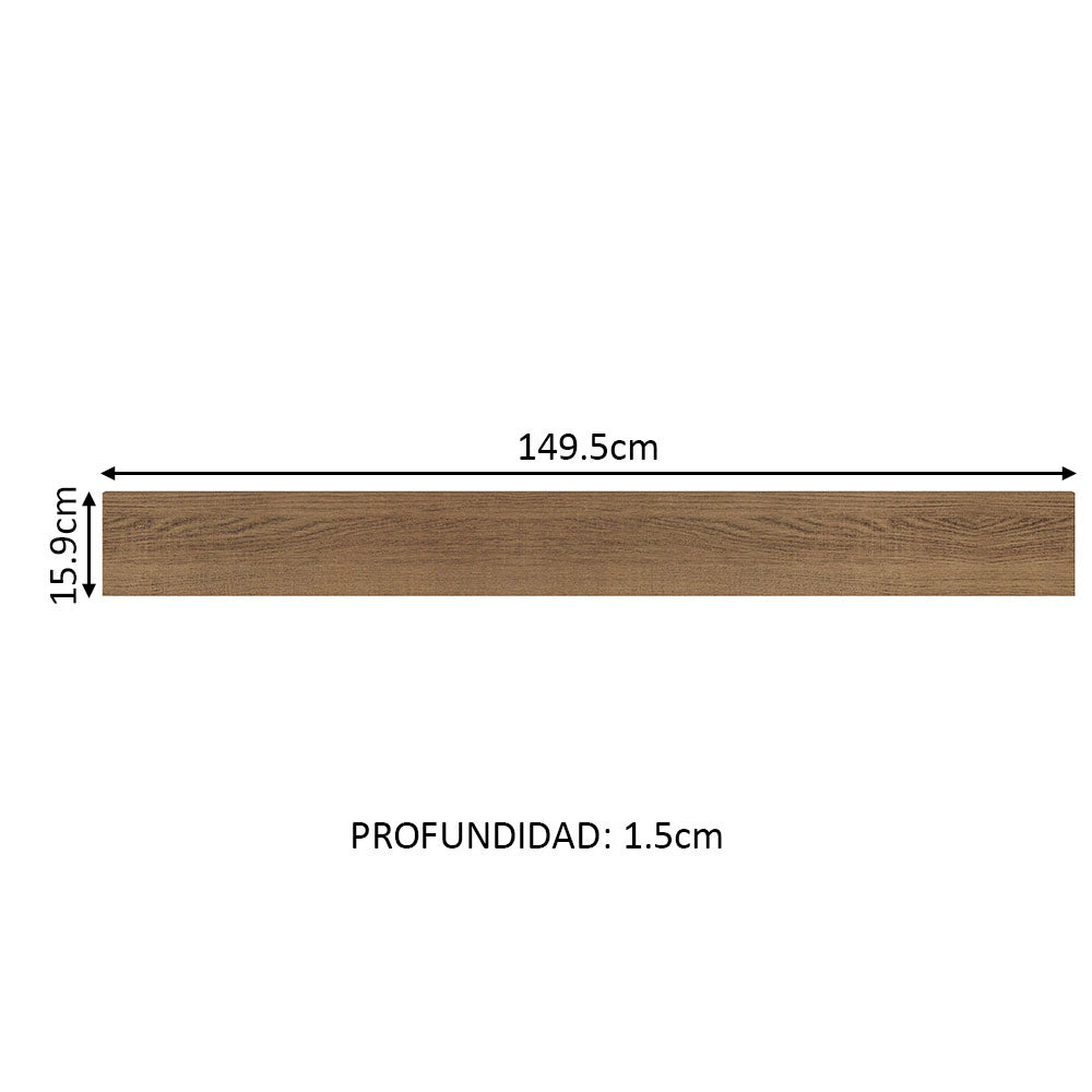 Frente Falsa para Mueble Inferior Madesa Glamy 150 cm Marrón