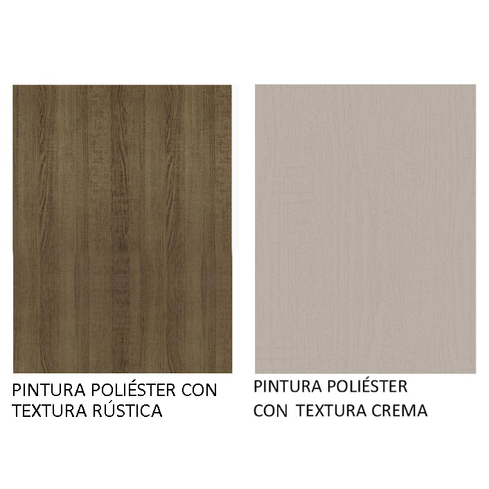Mueble de Cocina 60 cm 3 Cajones Marrón/Crema Agata Madesa