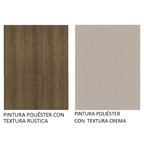 Mueble de Cocina 60 cm 3 Cajones Marrón/Crema Agata Madesa