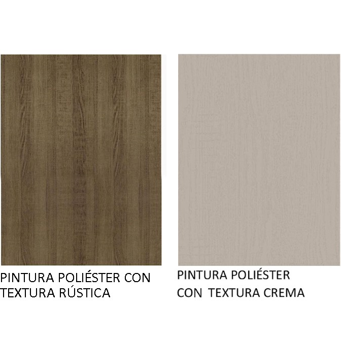 Gabinete Superior 70 cm 2 Puertas Marrón/Crema Agata Madesa