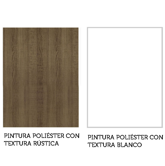Mueble de Cocina Madesa Glamy 60 cm 1 Puerta Marrón/Blanco