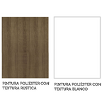 Mueble de Cocina Madesa Glamy 60 cm 1 Puerta Marrón/Blanco