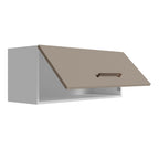 Gabinete Superior Multiuso 80 cm 1 Puerta Blanco/Crema Madesa