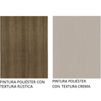 Mueble para Horno 60 cm 1 Puerta 3 Cajones Marrón/Crema Agata Madesa