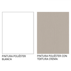 Mueble de Cocina 80 cm 2 Cajones Blanco/Crema Agata Madesa