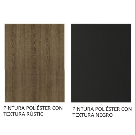 Mueble de Cocina Compacto 120cm Marron/Negro Life Madesa