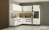Cocina Integral Esquinera 437cm Blanco Reims Madesa 01