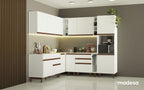 Cocina Integral Esquinera 437cm Blanco Reims Madesa 01