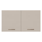 Gabinete Superior Multiuso 120 cm 2 Puertas Blanco/Crema Madesa