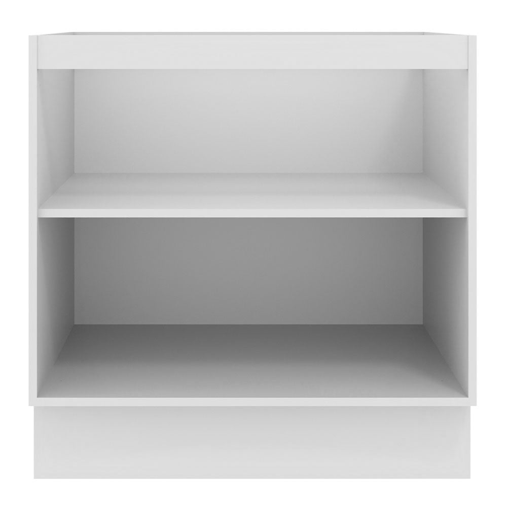 Gabinete Bajo 80 x 60 cm 2 Puertas (Sin Encimera) Blanco/Crema Agata