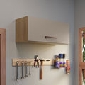 Gabinete Superior Multiuso 80 cm 1 Puerta Marrón/Crema Madesa